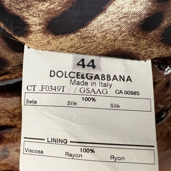 DOLCE & GABBANA Leopard Trench TRENCH COAT - Picture 8 of 12